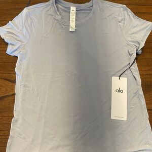 NWT ALO Yoga Winter Frost Short Sleeve Tee